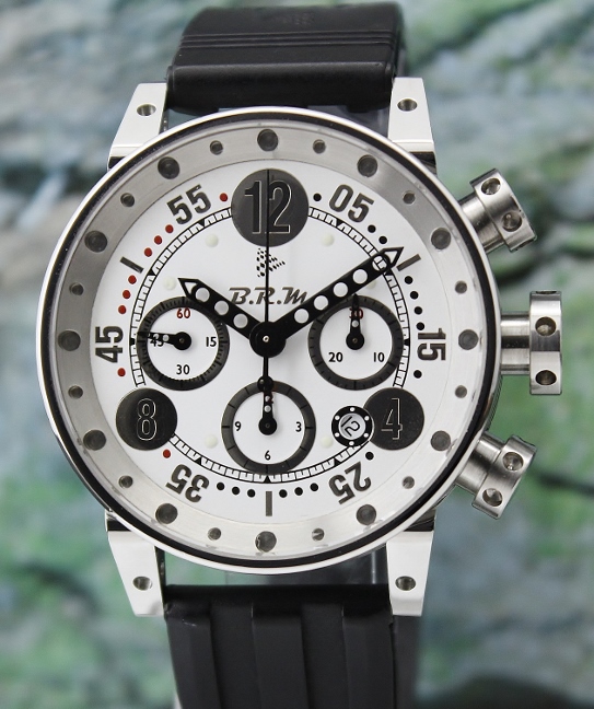 (image for) A BRM AUTOMATIC CHRONOGRAPH STAINLESS STEEL WATCH